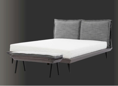 Bett Grau Schön Design Modern Luxus Betten Schlafzimmer Elegantes Möbel